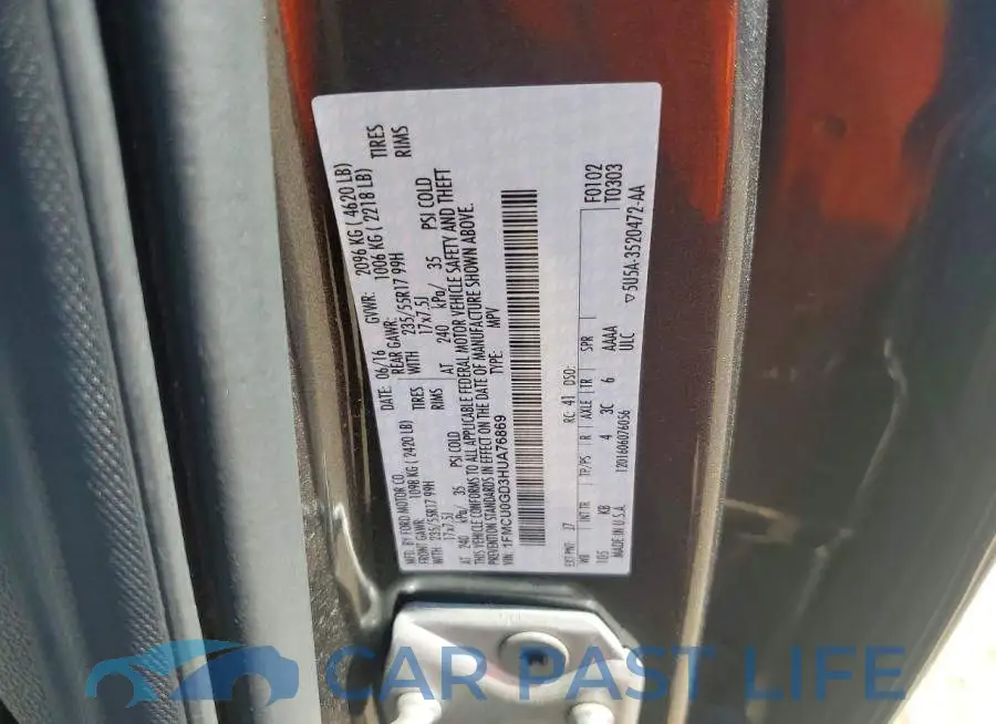 1FMCU0GD3HUA76869# 13