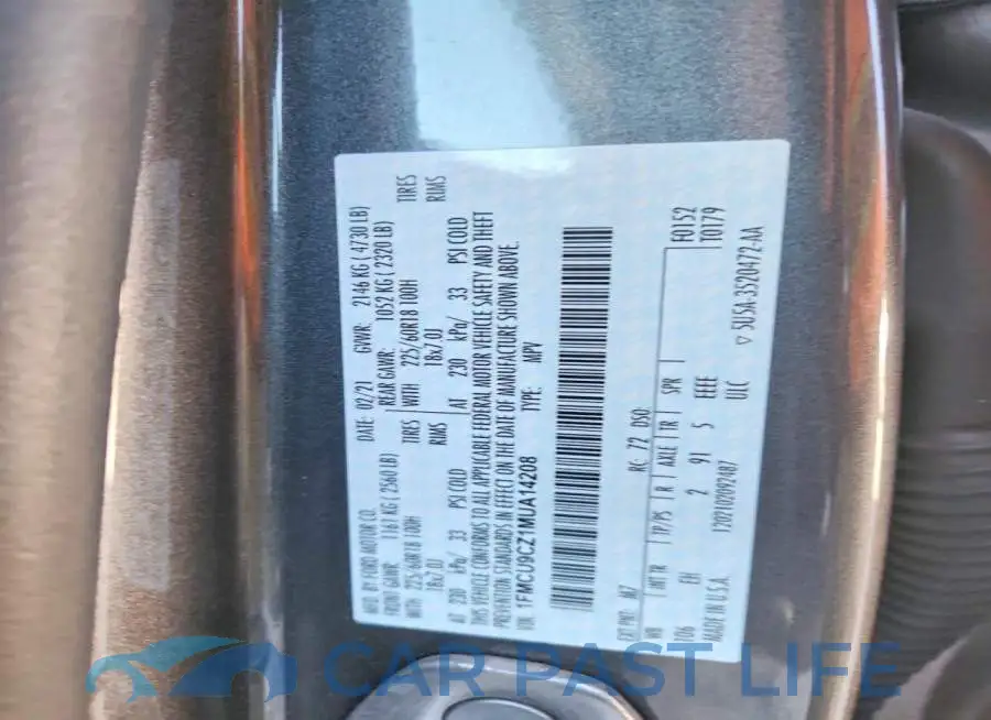 1FMCU9CZ1MUA14208# 12