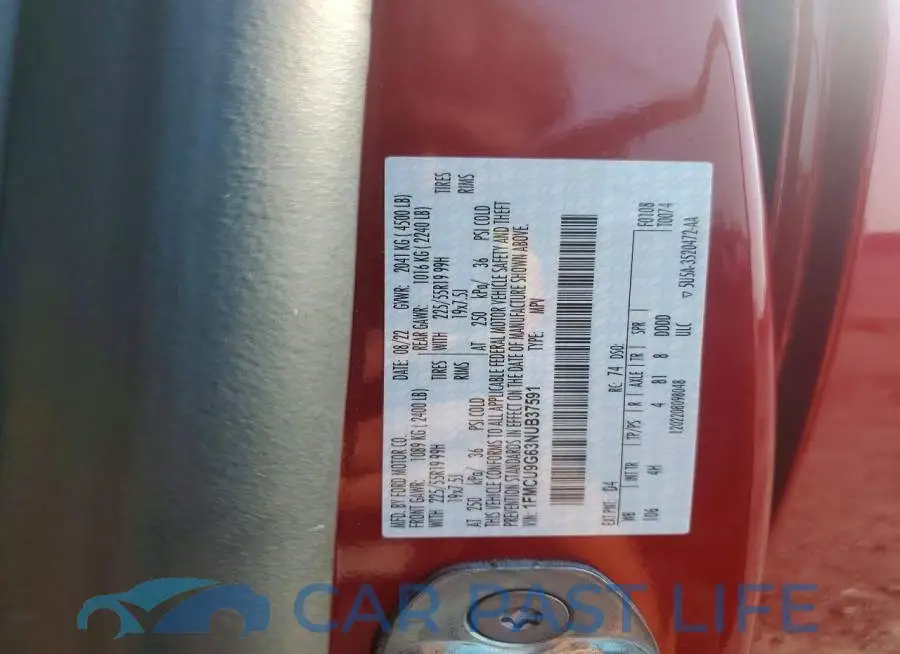 1FMCU9G63NUB37591# 14
