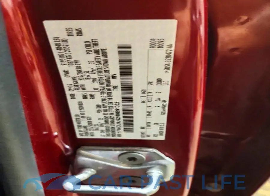 1FMCU9J92HUB91052# 14