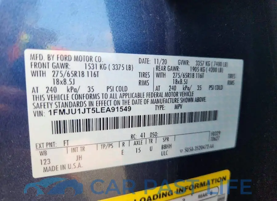 1FMJU1JT5LEA91549# 13