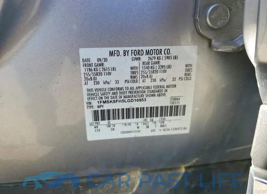 1FMSK8FH5LGD16953# 13