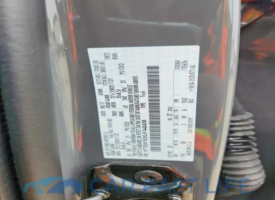 1FTEW1E50JFA42438# 12