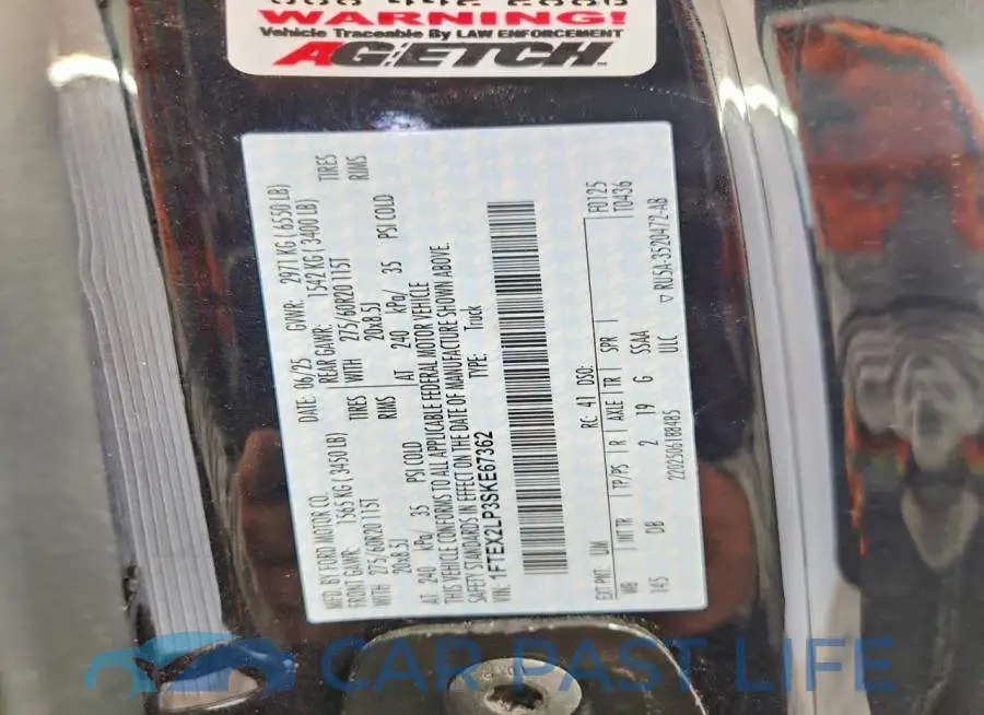 1FTEX2LP3SKE67362# 12