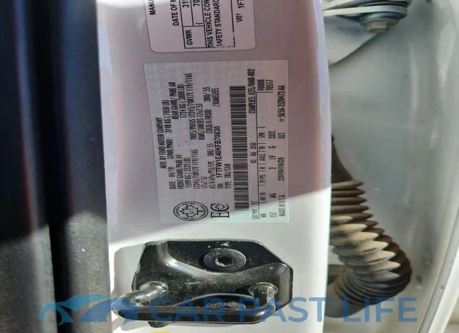 1FTFW1E40KFB70630# 12