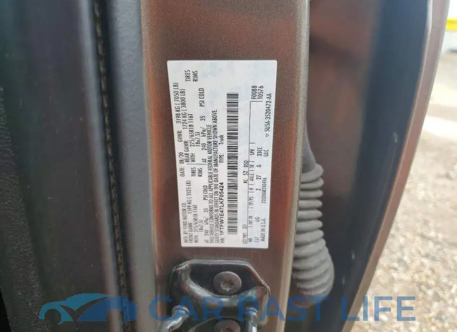 1FTFW1E47LKF05424# 12