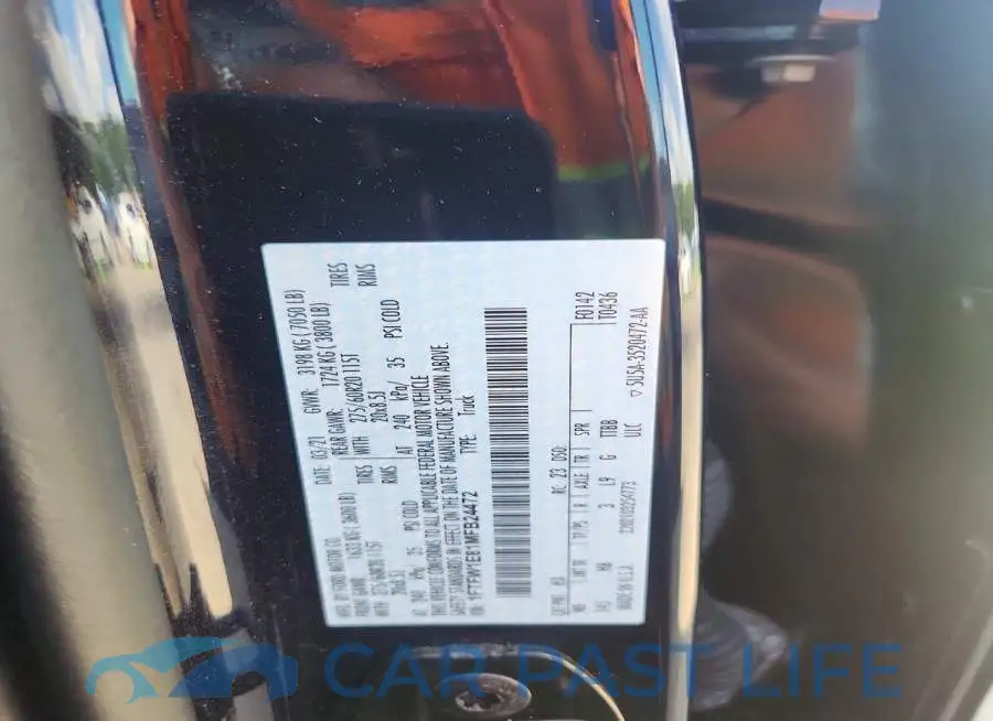 1FTFW1E81MFB24472# 12