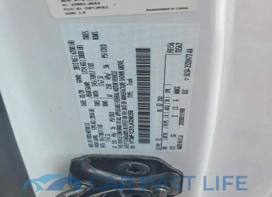 1FTMF1C51LKD98356# 12
