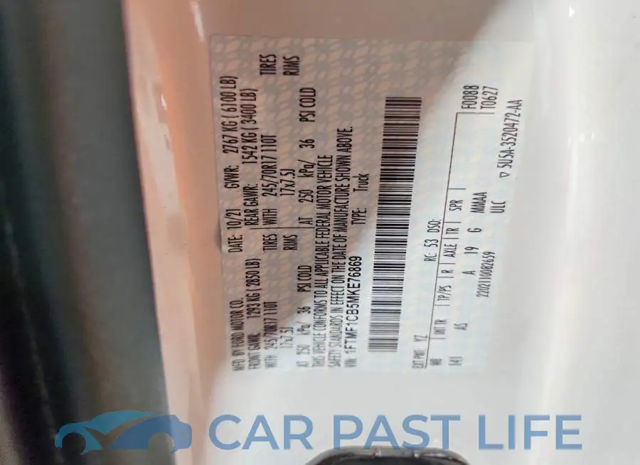 1FTMF1CB5MKE76869# 12