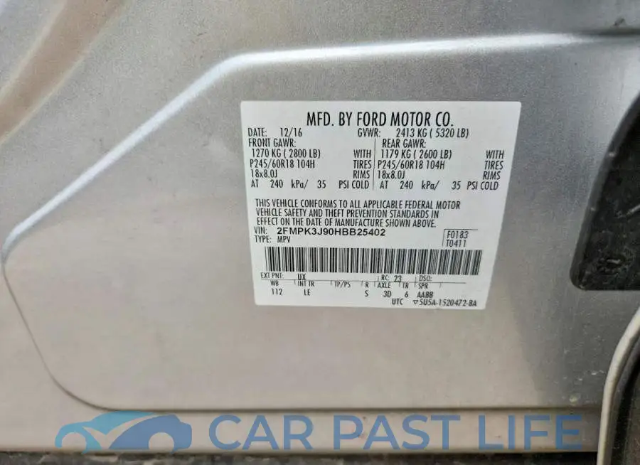 2FMPK3J90HBB25402# 13