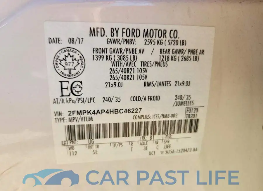 2FMPK4AP4HBC46227# 12