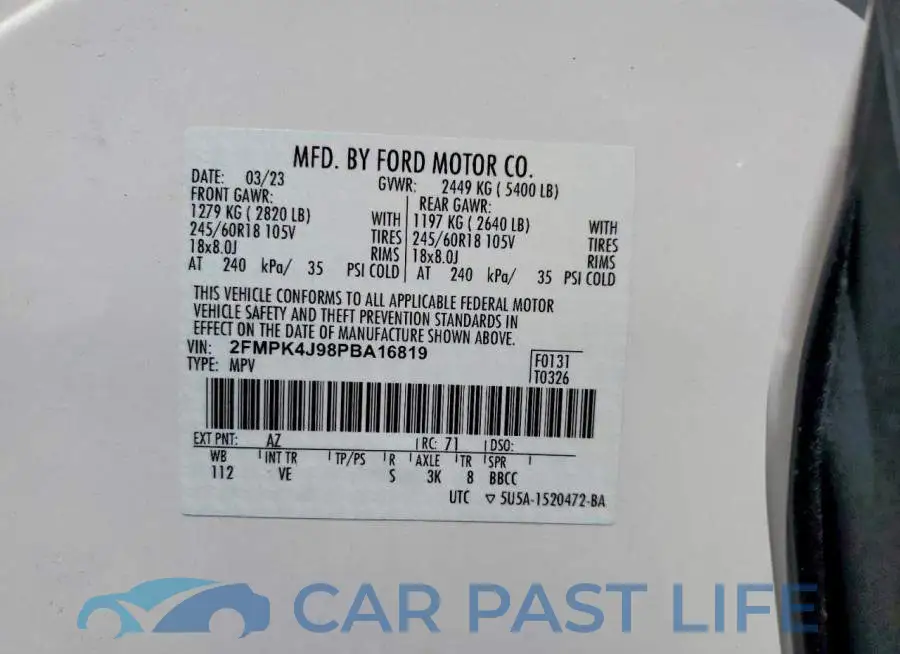 2FMPK4J98PBA16819# 13