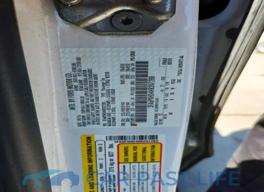 3FA6P0HD4HR207280# 12