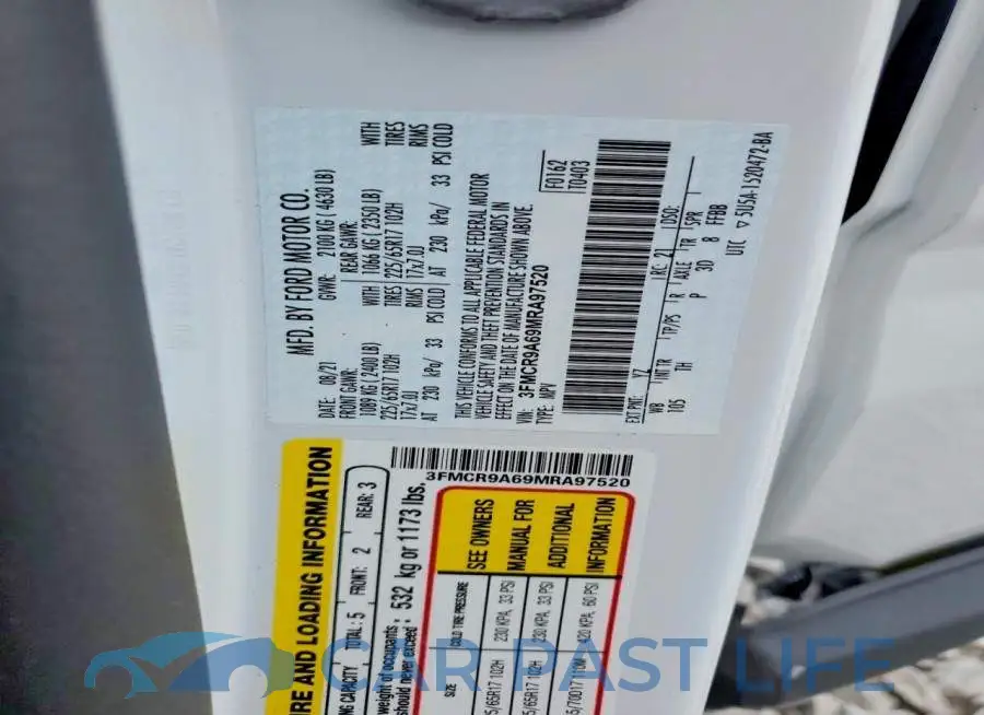 3FMCR9A69MRA97520# 14