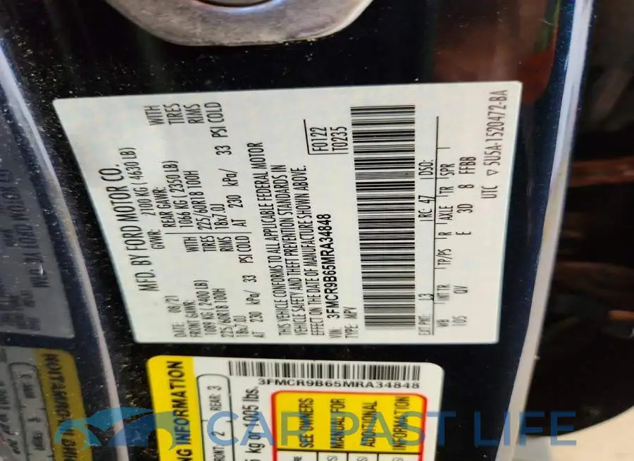 3FMCR9B65MRA34848# 13