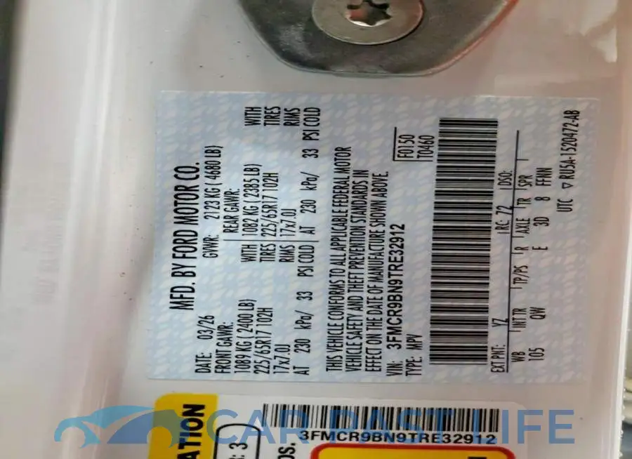 3FMCR9BN9TRE32912# 14