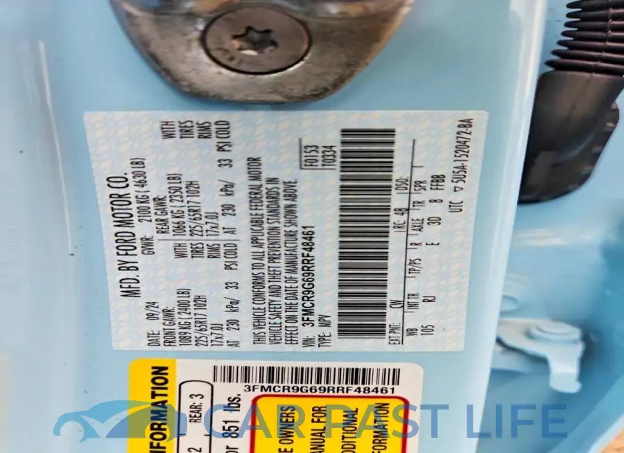 3FMCR9G69RRF48461# 13