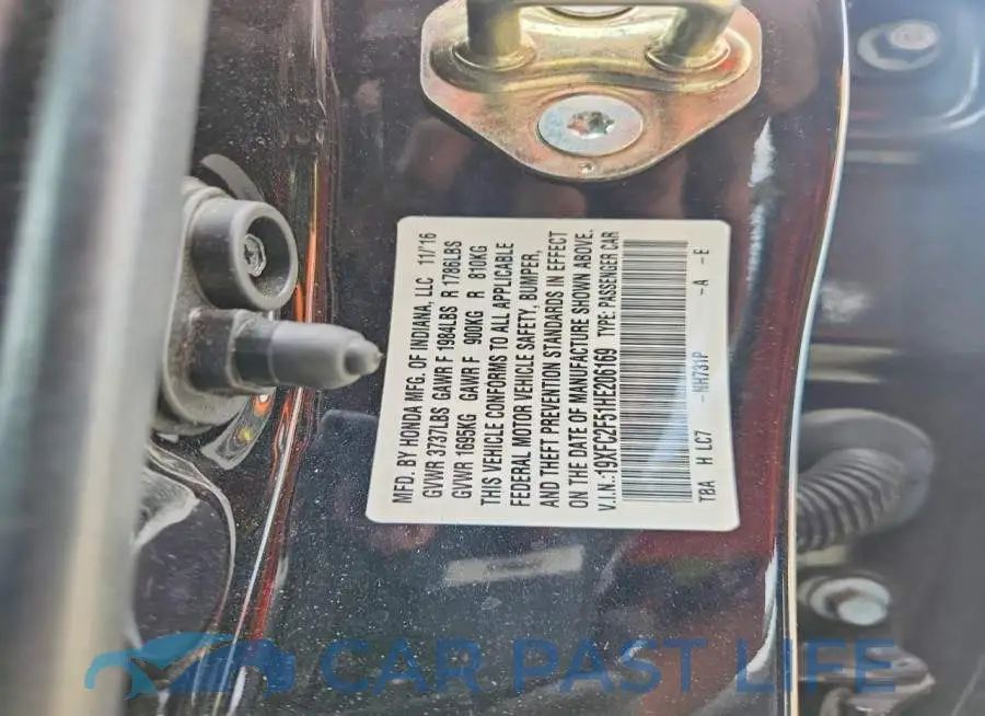 19XFC2F51HE206169# 13