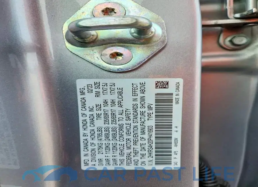 2HKRS4H20PH416903# 13