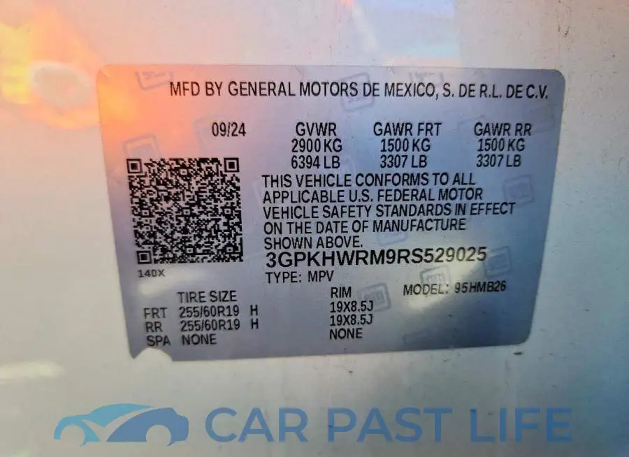 3GPKHWRM9RS529025# 13