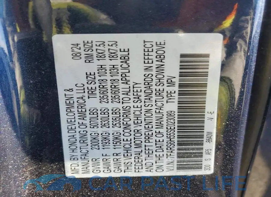 7FARS6H55SE023089# 12