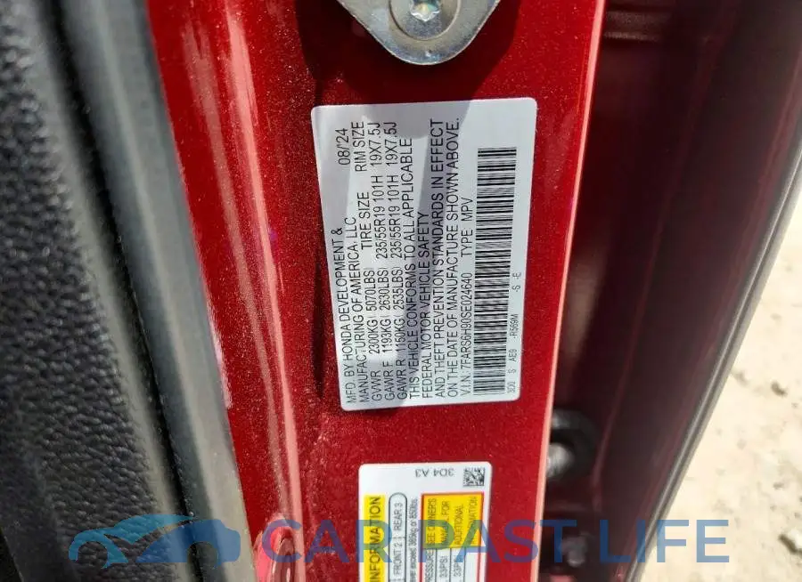 7FARS6H90SE024640# 13