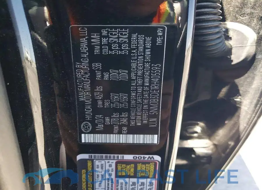 5NMJB3DE1RH405593# 12