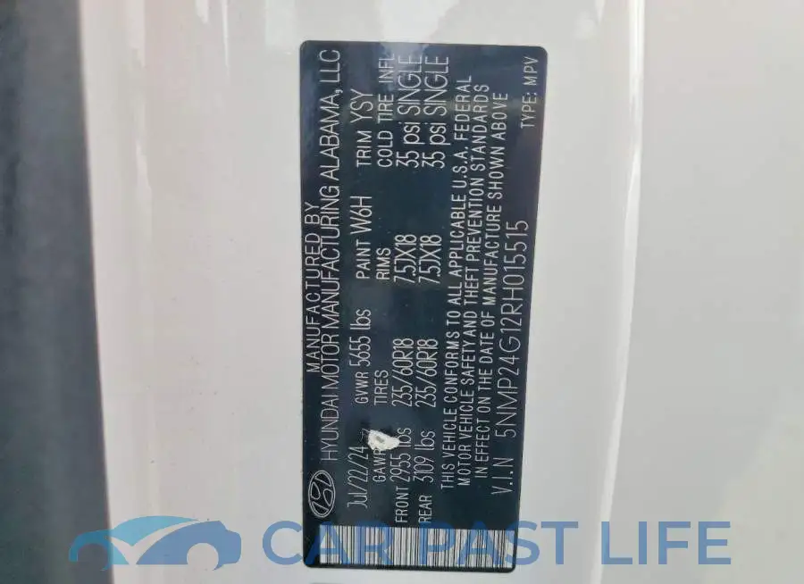 5NMP24G12RH015515# 13