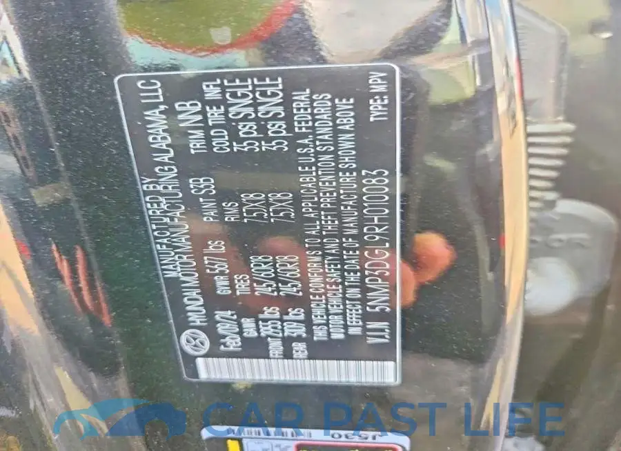5NMP3DGL9RH010083# 13