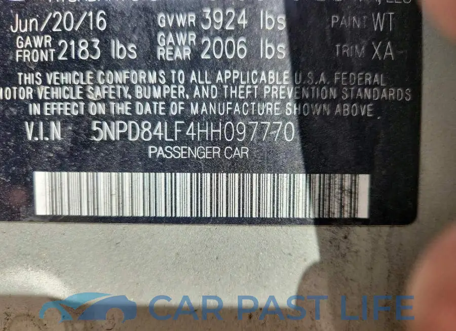 5NPD84LF4HH097770# 13