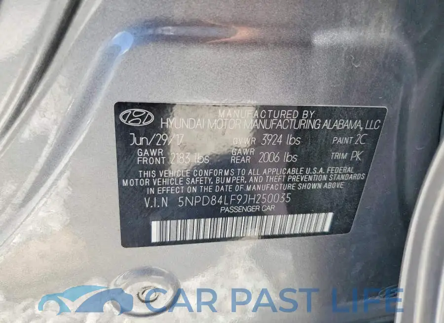 5NPD84LF9JH250035# 12