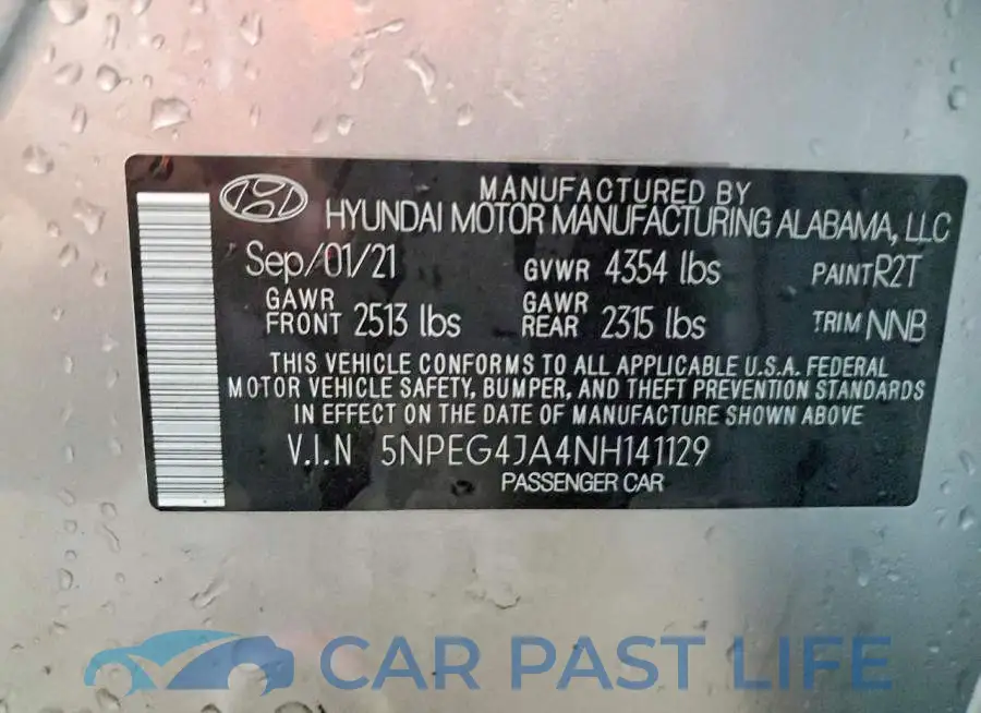 5NPEG4JA4NH141129# 12