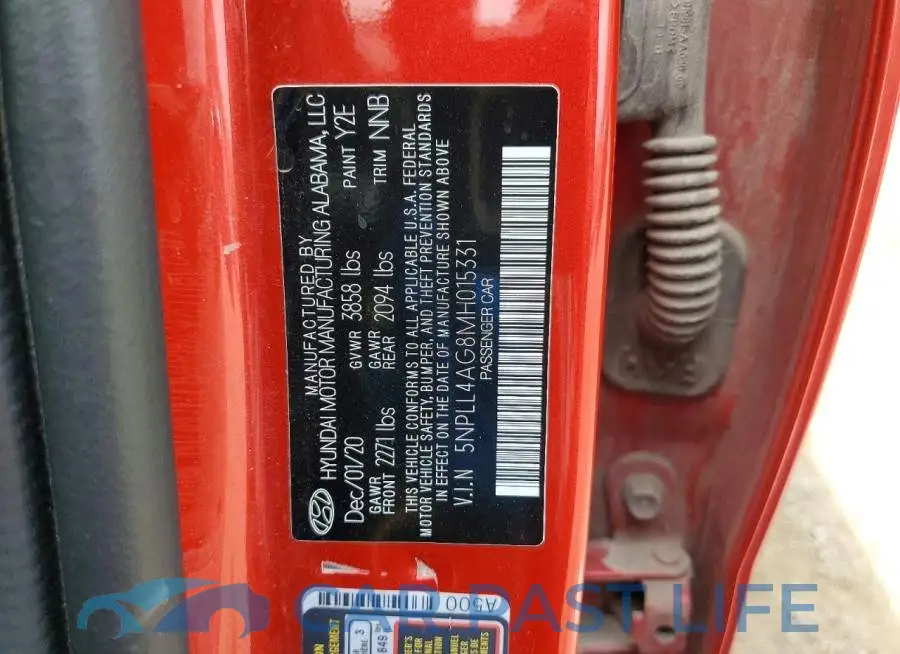 5NPLL4AG8MH015331# 13