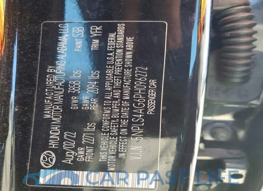 5NPLS4AG6PH096272# 12