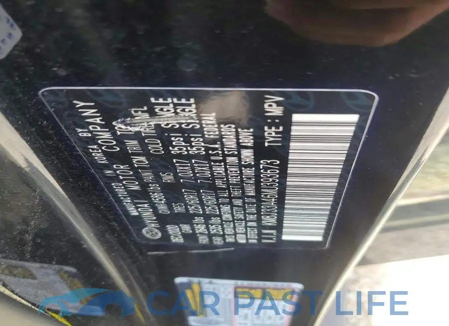 KM8J33A46MU393673# 13
