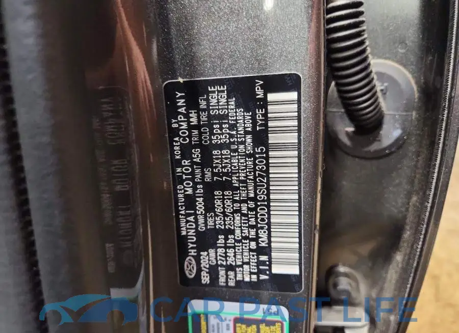 KM8JCDD19SU273015# 14