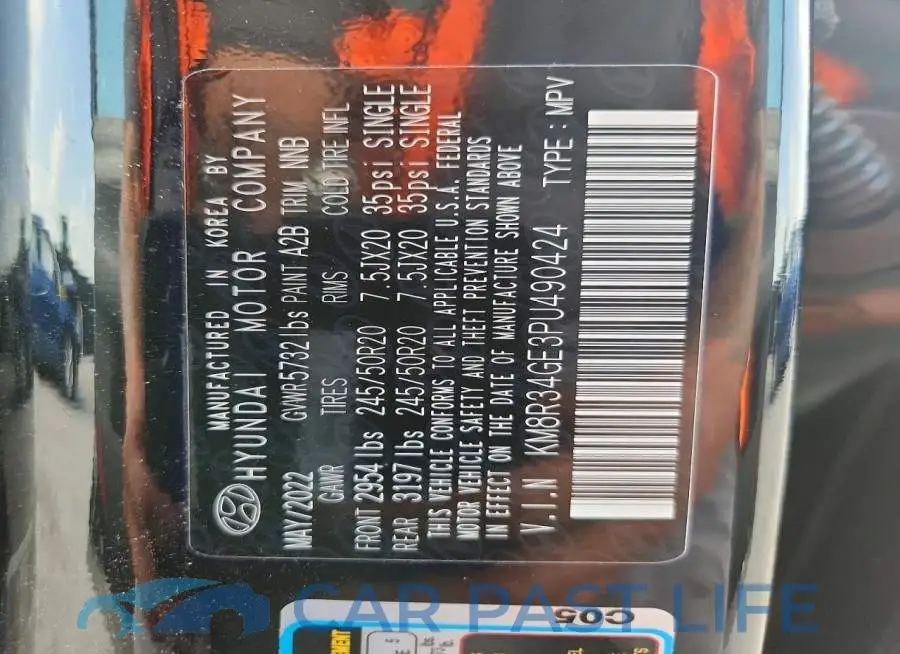 KM8R34GE3PU490424# 13