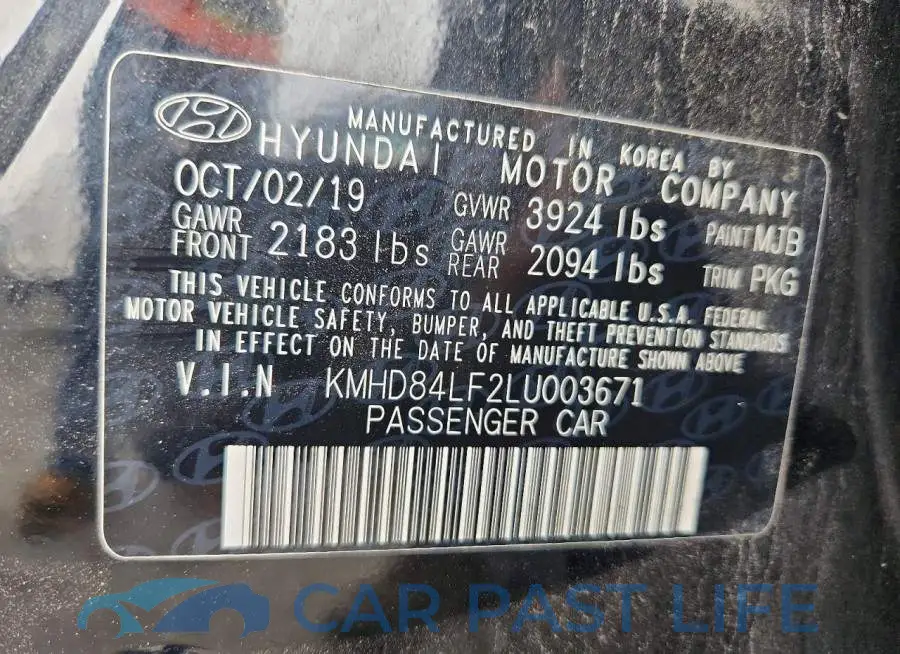 KMHD84LF2LU003671# 13