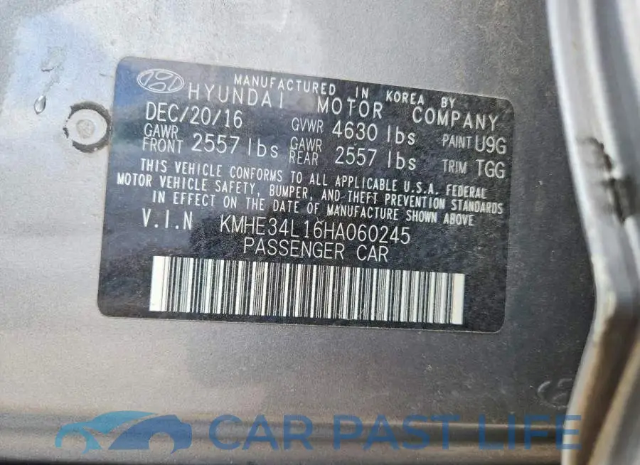 KMHE34L16HA060245# 12