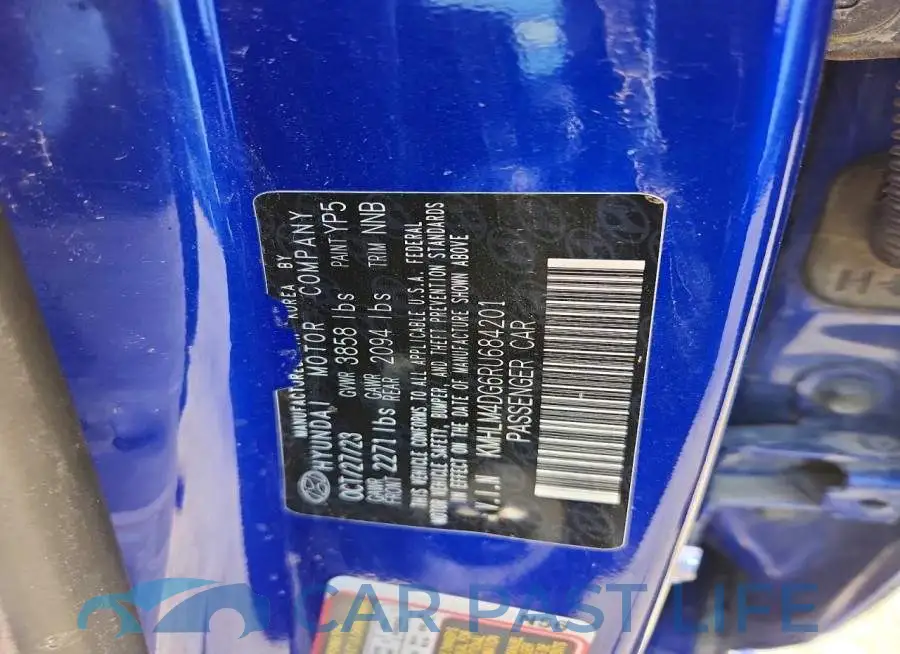KMHLM4DG6RU684201# 13