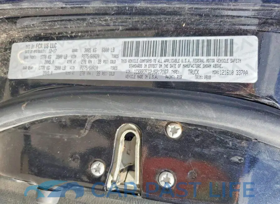 1C6RR7FG2JS217167# 12