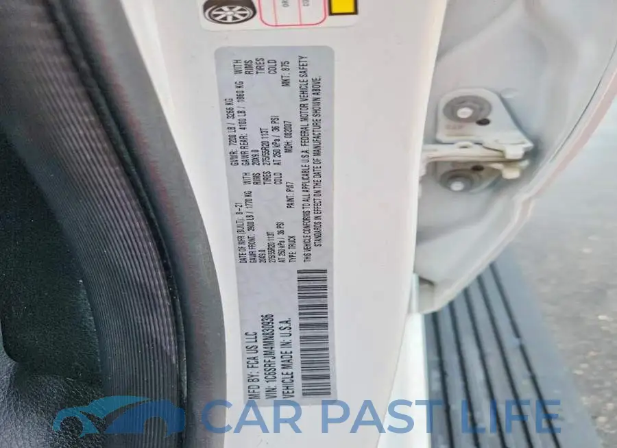 1C6SRFJM4MN830936# 12