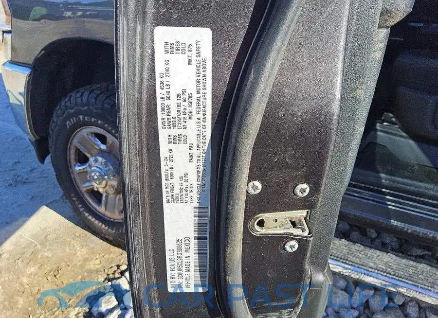 3C6UR5CL9RG306625# 13
