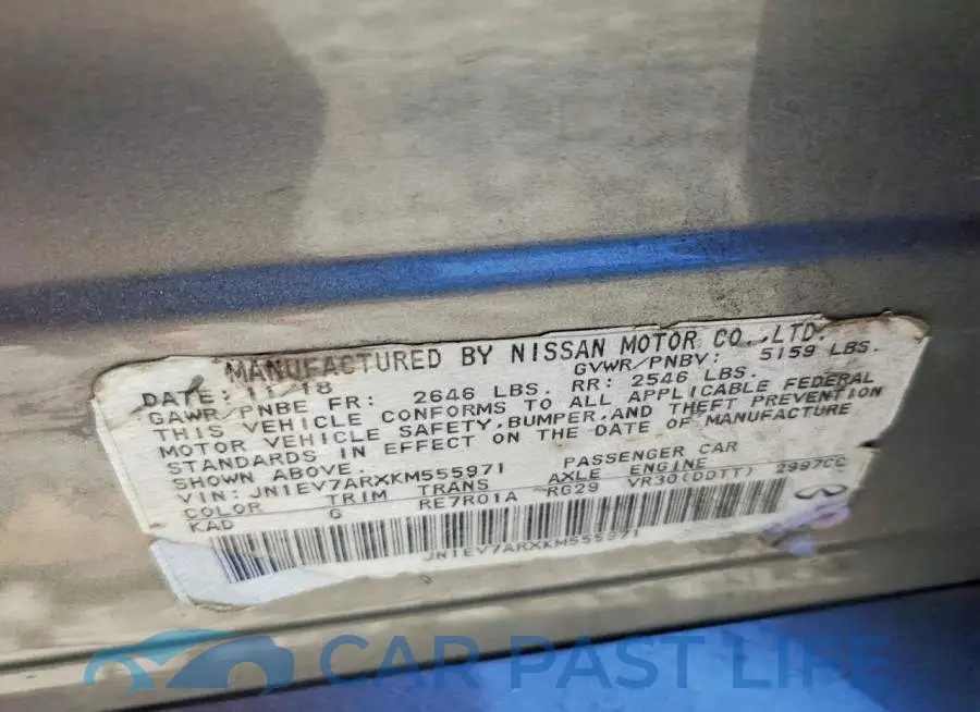 JN1EV7ARXKM555971# 12