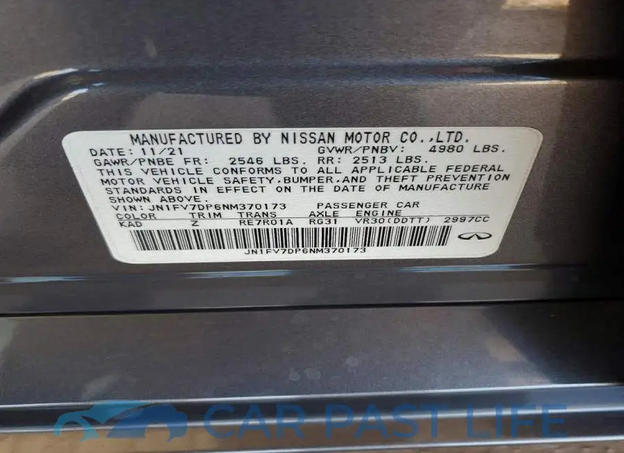 JN1FV7DP6NM370173# 12