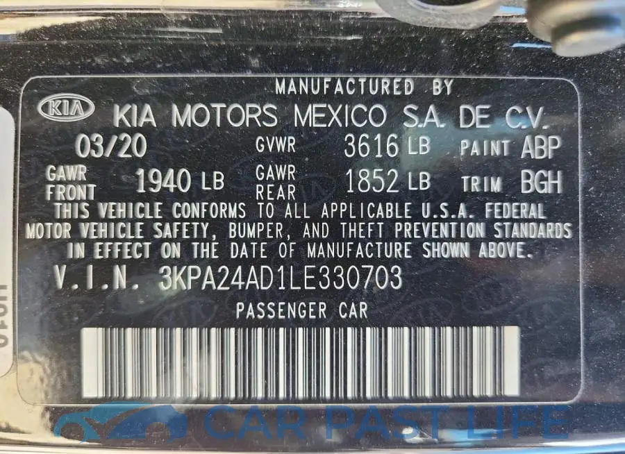 3KPA24AD1LE330703# 13