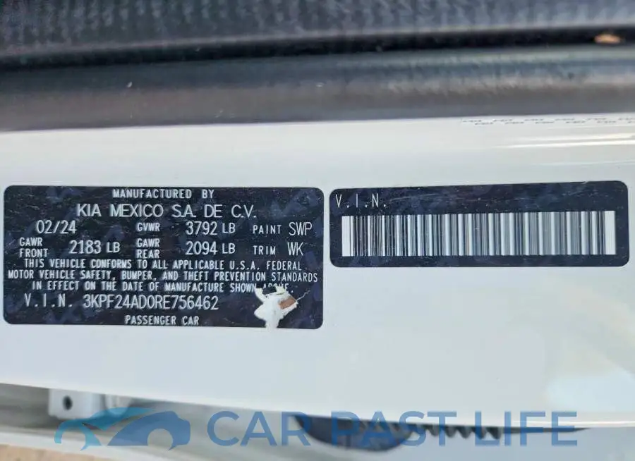 3KPF24AD0RE756462# 12
