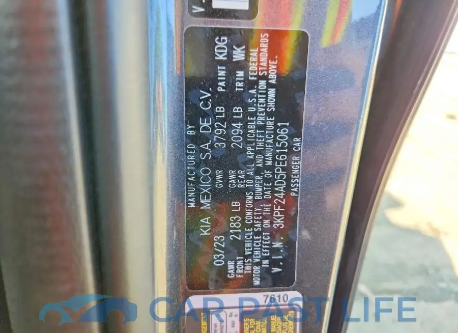 3KPF24AD5PE615061# 12
