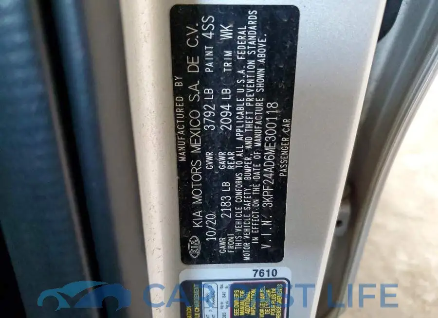 3KPF24AD6ME300118# 12