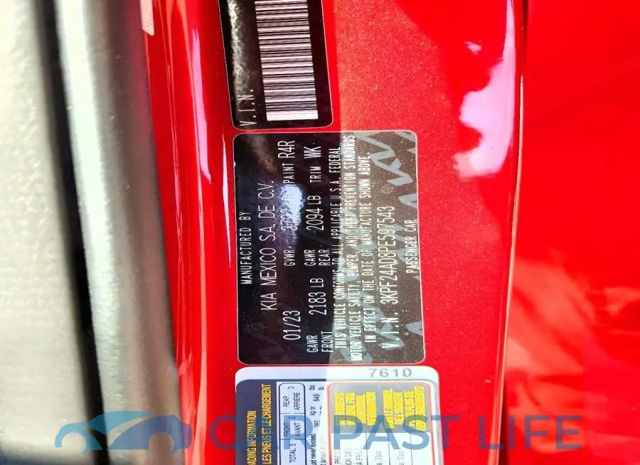 3KPF24AD8PE597543# 12